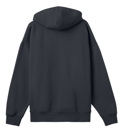 U7 Oversized Hoodie in Off Black