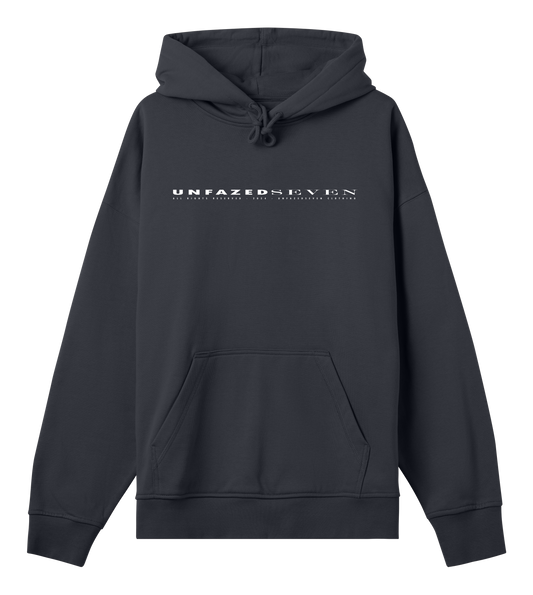 UNFAZEDSEVEN Oversized Hoodie in Off Black