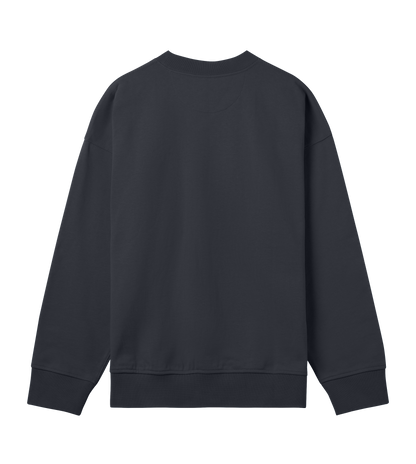 Unfazed7 Oversized Sweatshirt in Off Black