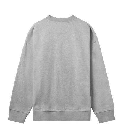 Unfazed7 Oversized Sweatshirt in Grey Melange